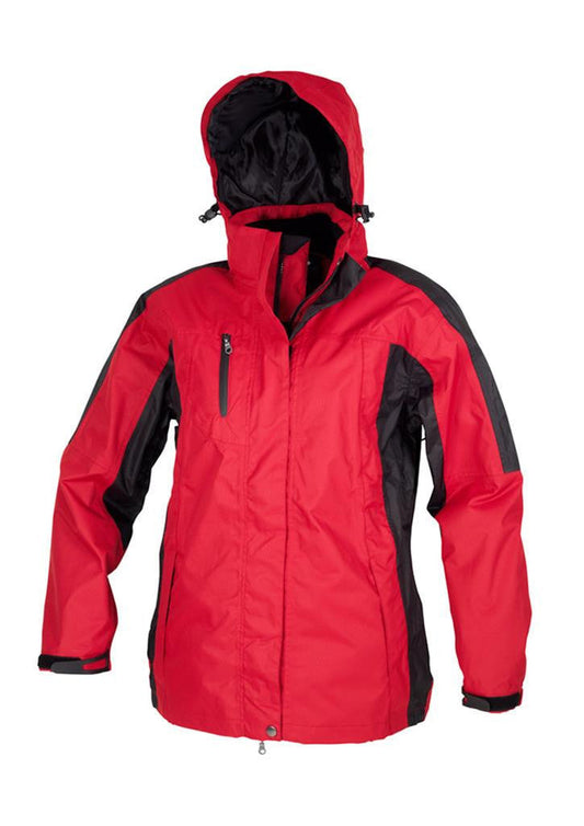 Biz Collection-Biz Collection Ladies Evolution Jacket-Stadium Red / Black / S-Uniform Wholesalers - 4