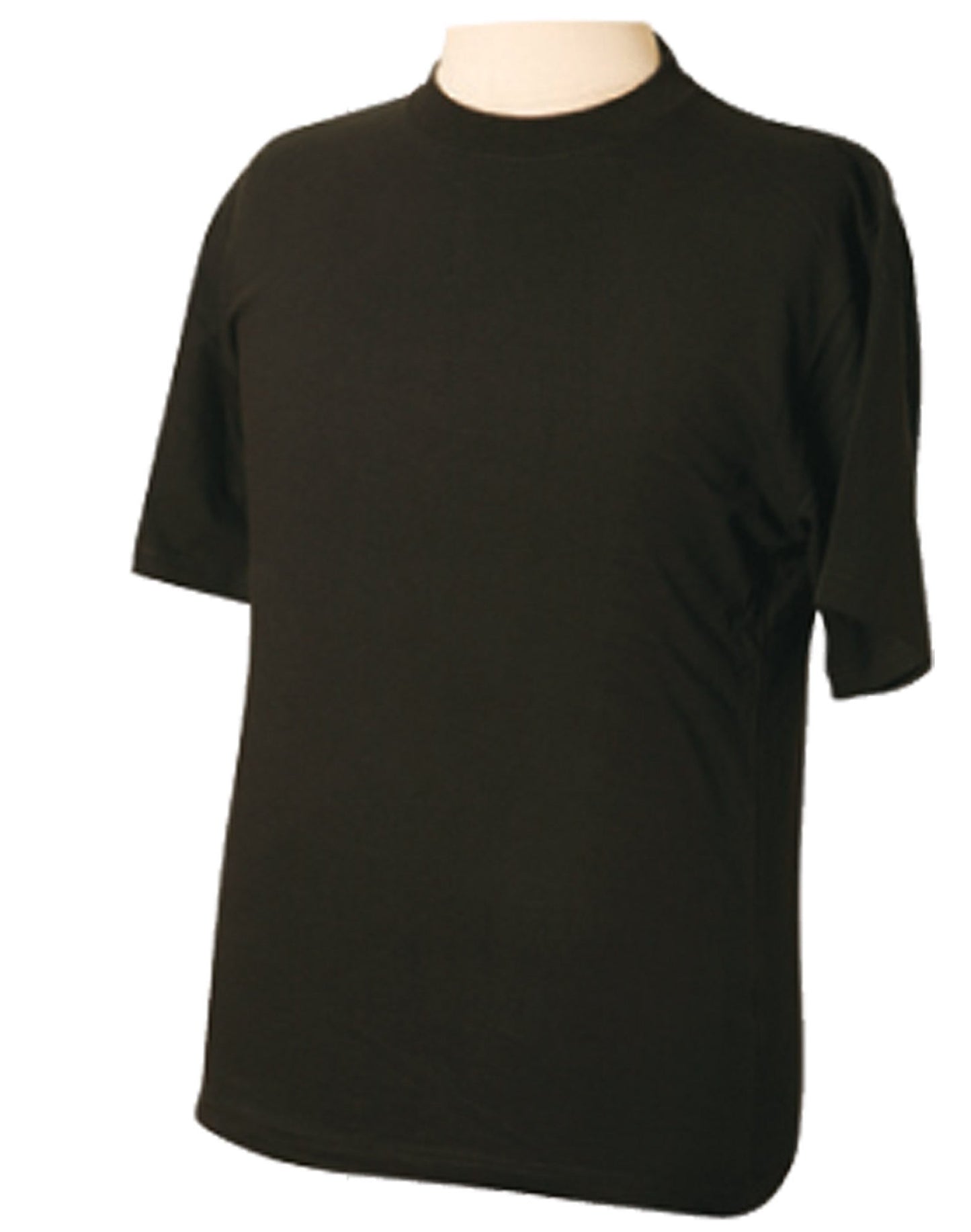 Winning Spirit-Winning Spirit 100% Cotton Crew Neck Traditional Tee-Black / S-Uniform Wholesalers - 2