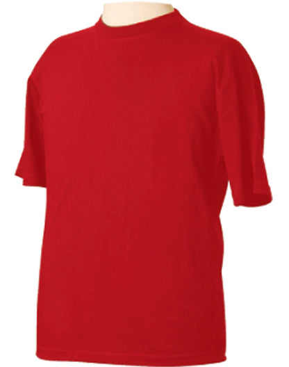 Winning Spirit-Winning Spirit 100% Cotton Crew Neck Traditional Tee-Red / XS-Uniform Wholesalers - 5