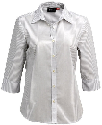 identitee-Identitee Ladies York 3/4 Sleeve-Grey / 8-Uniform Wholesalers - 3