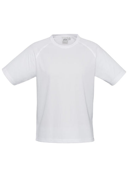 Biz Collection-Biz Collection Mens Sprint Tee-White / S-Uniform Wholesalers - 9