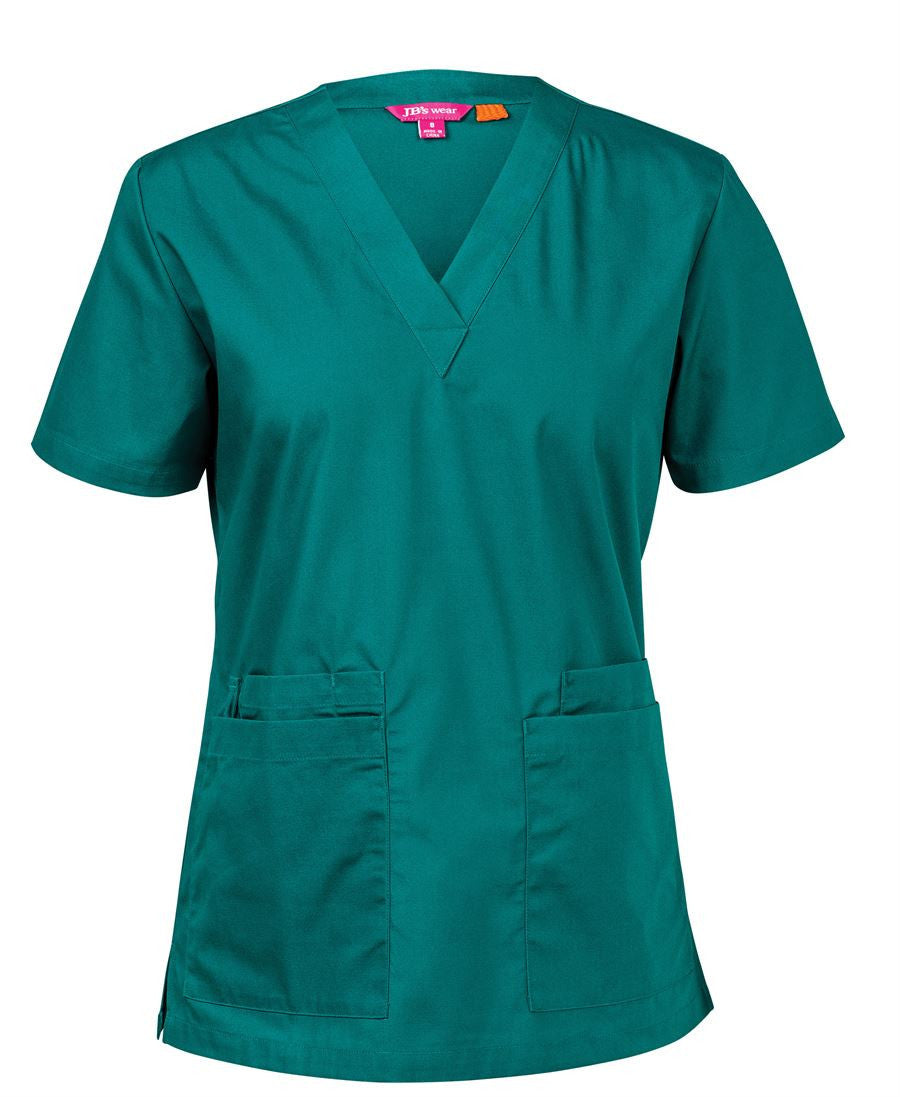 JB's Wear-JB's Ladies Scrubs Top-Green / 6-Uniform Wholesalers - 2