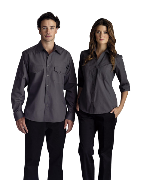 identitee-Identitee Mens Harley Long Sleeve--Uniform Wholesalers - 1