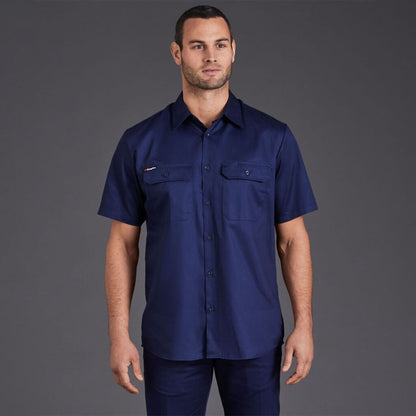 King Gee  Open Front Drill Shirt S/S  (K04030)