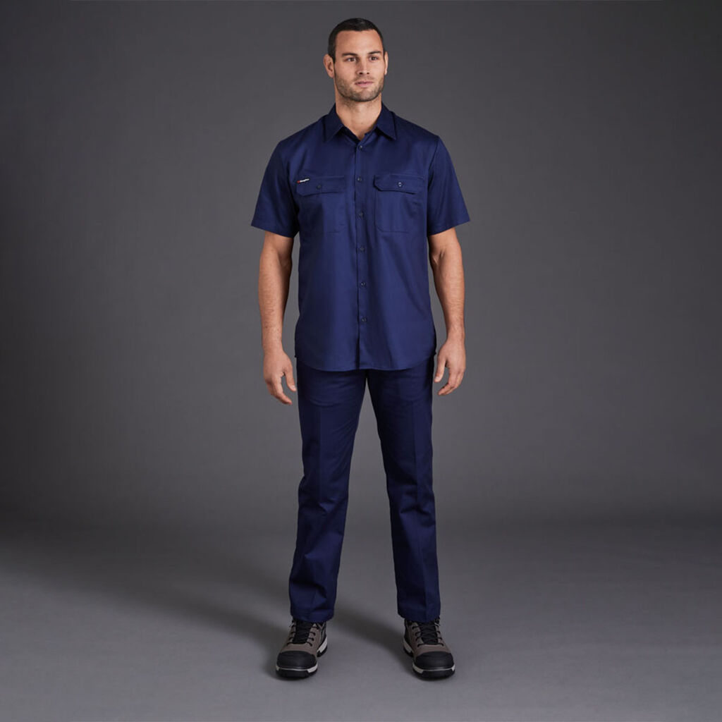 King Gee  Open Front Drill Shirt S/S  (K04030)