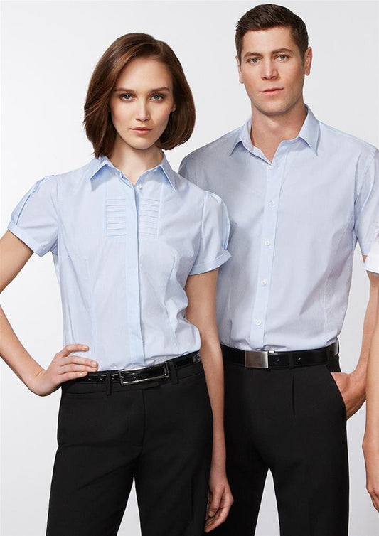 Biz Collection-Biz Collection Ladies Berlin Short Sleeve Shirt--Corporate Apparel Online - 1